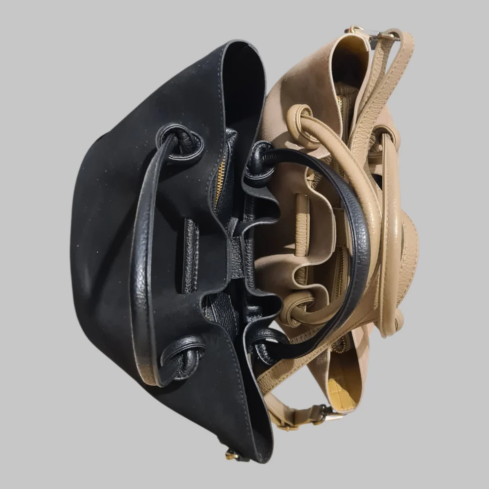 Barcelona Suede Premium Italian Leather Bag - Image 4