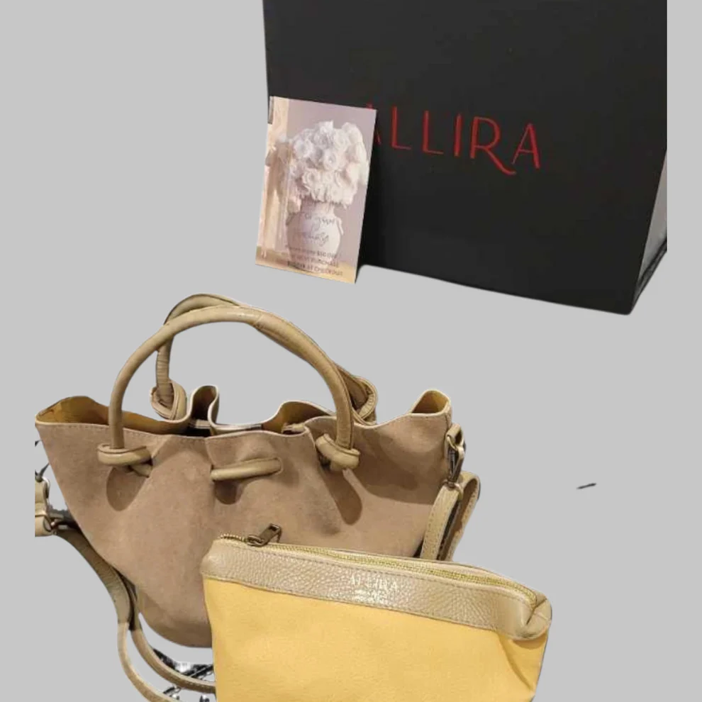 Barcelona Suede Premium Italian Leather Bag - Image 5